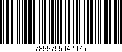 Código de barras (EAN, GTIN, SKU, ISBN): '7899755042075'