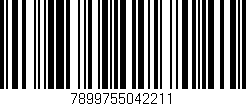 Código de barras (EAN, GTIN, SKU, ISBN): '7899755042211'