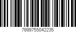 Código de barras (EAN, GTIN, SKU, ISBN): '7899755042235'
