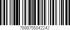 Código de barras (EAN, GTIN, SKU, ISBN): '7899755042242'