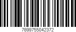 Código de barras (EAN, GTIN, SKU, ISBN): '7899755042372'