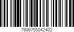 Código de barras (EAN, GTIN, SKU, ISBN): '7899755042402'