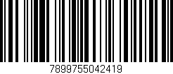 Código de barras (EAN, GTIN, SKU, ISBN): '7899755042419'