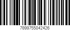 Código de barras (EAN, GTIN, SKU, ISBN): '7899755042426'