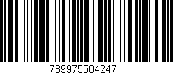 Código de barras (EAN, GTIN, SKU, ISBN): '7899755042471'