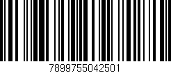 Código de barras (EAN, GTIN, SKU, ISBN): '7899755042501'