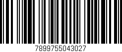 Código de barras (EAN, GTIN, SKU, ISBN): '7899755043027'