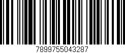 Código de barras (EAN, GTIN, SKU, ISBN): '7899755043287'