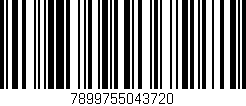 Código de barras (EAN, GTIN, SKU, ISBN): '7899755043720'