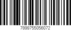 Código de barras (EAN, GTIN, SKU, ISBN): '7899755056072'