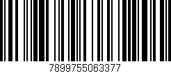 Código de barras (EAN, GTIN, SKU, ISBN): '7899755063377'