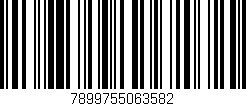 Código de barras (EAN, GTIN, SKU, ISBN): '7899755063582'