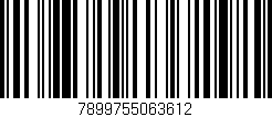Código de barras (EAN, GTIN, SKU, ISBN): '7899755063612'