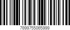 Código de barras (EAN, GTIN, SKU, ISBN): '7899755065999'