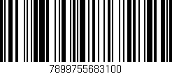Código de barras (EAN, GTIN, SKU, ISBN): '7899755683100'