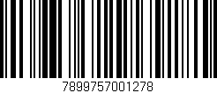 Código de barras (EAN, GTIN, SKU, ISBN): '7899757001278'