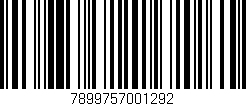 Código de barras (EAN, GTIN, SKU, ISBN): '7899757001292'