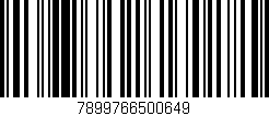 Código de barras (EAN, GTIN, SKU, ISBN): '7899766500649'
