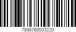 Código de barras (EAN, GTIN, SKU, ISBN): '7899766503220'