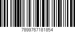 Código de barras (EAN, GTIN, SKU, ISBN): '7899767181854'
