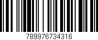 Código de barras (EAN, GTIN, SKU, ISBN): '789976734316'