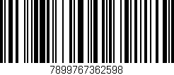 Código de barras (EAN, GTIN, SKU, ISBN): '7899767362598'
