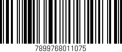 Código de barras (EAN, GTIN, SKU, ISBN): '7899768011075'