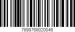 Código de barras (EAN, GTIN, SKU, ISBN): '7899768020046'