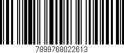 Código de barras (EAN, GTIN, SKU, ISBN): '7899768022613'