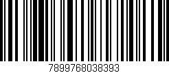 Código de barras (EAN, GTIN, SKU, ISBN): '7899768038393'