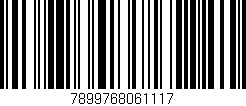 Código de barras (EAN, GTIN, SKU, ISBN): '7899768061117'