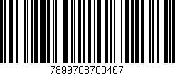 Código de barras (EAN, GTIN, SKU, ISBN): '7899768700467'