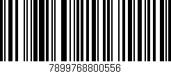 Código de barras (EAN, GTIN, SKU, ISBN): '7899768800556'