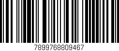 Código de barras (EAN, GTIN, SKU, ISBN): '7899768809467'