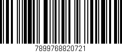 Código de barras (EAN, GTIN, SKU, ISBN): '7899768820721'