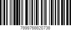 Código de barras (EAN, GTIN, SKU, ISBN): '7899768820738'