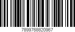 Código de barras (EAN, GTIN, SKU, ISBN): '7899768820967'