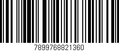 Código de barras (EAN, GTIN, SKU, ISBN): '7899768821360'