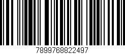 Código de barras (EAN, GTIN, SKU, ISBN): '7899768822497'