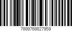 Código de barras (EAN, GTIN, SKU, ISBN): '7899768827959'