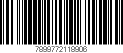 Código de barras (EAN, GTIN, SKU, ISBN): '7899772118906'