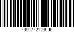 Código de barras (EAN, GTIN, SKU, ISBN): '7899772128998'