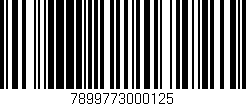 Código de barras (EAN, GTIN, SKU, ISBN): '7899773000125'