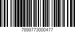 Código de barras (EAN, GTIN, SKU, ISBN): '7899773000477'