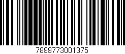 Código de barras (EAN, GTIN, SKU, ISBN): '7899773001375'