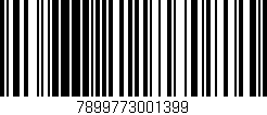 Código de barras (EAN, GTIN, SKU, ISBN): '7899773001399'