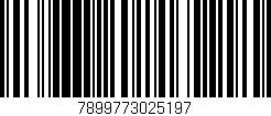 Código de barras (EAN, GTIN, SKU, ISBN): '7899773025197'