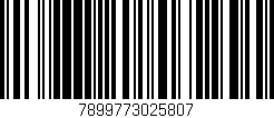 Código de barras (EAN, GTIN, SKU, ISBN): '7899773025807'