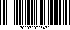 Código de barras (EAN, GTIN, SKU, ISBN): '7899773026477'