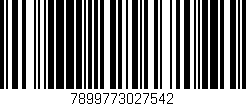 Código de barras (EAN, GTIN, SKU, ISBN): '7899773027542'